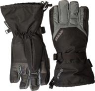 gordini gore tex gauntlet gloves black gunmetal small логотип