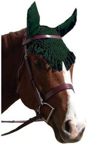 img 2 attached to Premium Horse Size Fancy Crochet Fly Veil by Intrepid International