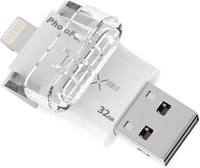 img 4 attached to 📱 Photofast Gigastone 32GB iPhone Flash Drive: Lightning & PC USB 3.0, Super App for iOS iPad - Backup Facebook, Instagram, Dropbox, Google Drive, Contacts, 4K Video, Music - Full iPhone Backup