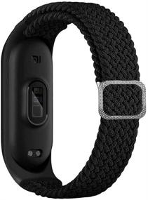img 4 attached to Braided Compatible Adjustable Replacement Wristband Wearable Technology and Accessories