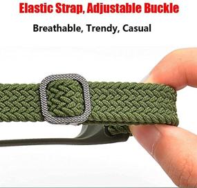 img 2 attached to Braided Compatible Adjustable Replacement Wristband Wearable Technology and Accessories