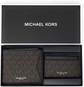 img 1 attached to 👜 Premium Michael Kors Leather Billfold Wallet: Stylish Men's Accessories