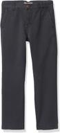 👖 boys' black cotton pants by isaac mizrahi - enhanced seo logo