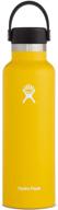 🌻 hydro flask sunflower water bottle - 21 oz with standard mouth flex lid logo