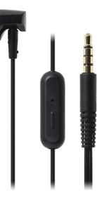 img 1 attached to 🎧 Audio-Technica ATH-CLR100iSBK SonicFuel In-Ear Headphones with Inline Mic & Control, Black