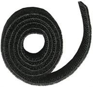 tangle-free cable management: c2g 29853 hook-and-loop cable wrap (25 feet, 7.62 meters) - taa compliant, black logo