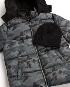 img 1 attached to IXtreme Boys Winter Jacket 🧥 Repellent: Premium Coats & Jackets for Boys