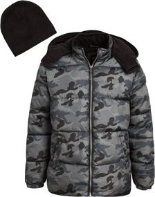 img 4 attached to IXtreme Boys Winter Jacket 🧥 Repellent: Premium Coats & Jackets for Boys