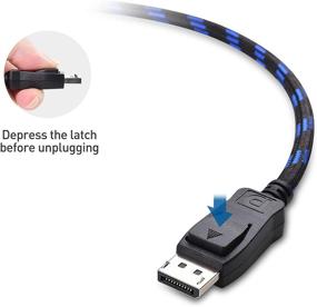 img 1 attached to Cable Matters Braided DisplayPort - Certified for Superior Performance