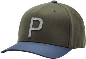 img 1 attached to PUMA Throwback P 110 Snapback Cap for Men