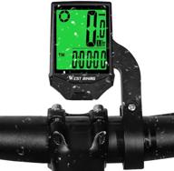 ultimate cycling gadget: waterproof bike speedometer & computer for mtb road bikes – lcd display, wireless & multi-functions! logo