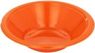 amscan 43034 05 orange plastic bowls logo