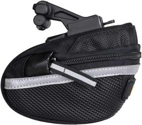 img 2 attached to Topeak Wedge Pack II Seat Bag with Micro F25 Fixer Black: Compact and Versatile Storage Solution for Your Cycling Essentials