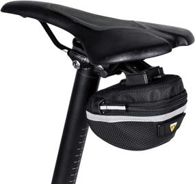 img 3 attached to Topeak Wedge Pack II Seat Bag with Micro F25 Fixer Black: Compact and Versatile Storage Solution for Your Cycling Essentials