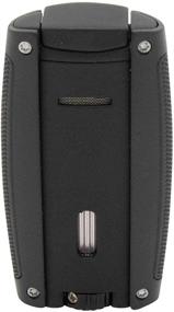 img 3 attached to 🔥 Xikar Turismo Double Jet Flame Cigar Lighter - A Sleek and Compact Lighter with Attractive Gift Box, Enhanced Portability, Flip-Lid Protection, Ample Fuel Capacity, and Stylish Matte Black Finish