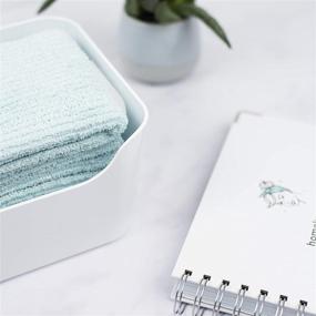 img 1 attached to 🧼 CLEAN MAMA Premium Bar Mop Cleaning Towels: Set of 12 Aqua Kitchen Utility Towels - Highly Effective Cleaning Solution