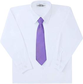 img 3 attached to Ties Boys Necktie Pre Tied Uniforms Boys' Accessories in Neckties