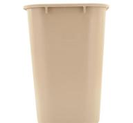 картинка 1 прикреплена к отзыву 🗑️ Rubbermaid Commercial 10 Gallon Plastic Resin Deskside Wastebasket - Ideal for Office & Home, Beige от Kim Sanchez