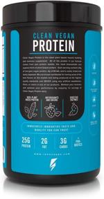 img 2 attached to Inno Supps Clean Vegan Protein - Растительное питание, без глютена, без молочных продуктов, низкое содержание углеводов, низкое содержание жира Шоколадный брауни.