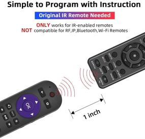 img 1 attached to 📱 Gvirtue Universal Programmable Remote Control for Roku Player – Enhance Your Entertainment Experience with Learning Keys for TV, Soundbar, and Receiver (Not for Roku Streaming Stick)