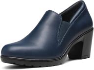 effortlessly stylish and comfortable: dream pairs women’s chunky low block heel oxfords – perfect pumps for all-day comfort logo