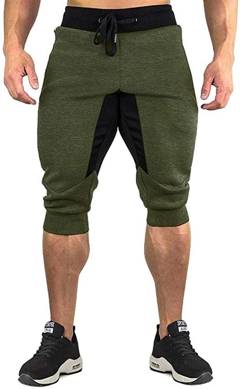 CRYSULLY Elastic Relaxed Bodybuilding Joggers Men's…
