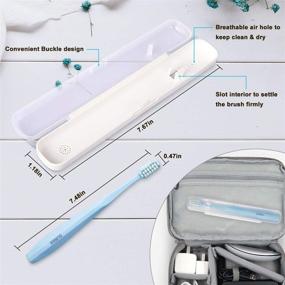 img 2 attached to 🦷 Ultra Gentle Toothbrush for Sensitive Teeth: Upgraded 10000 Bristles, Micro Nano Toothbrush"