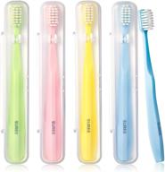 🦷 ultra gentle toothbrush for sensitive teeth: upgraded 10000 bristles, micro nano toothbrush" logo