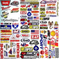 lot of 6 vinyl decals stickers for dirt bike motorcycles supercross motocross atv - d6015 logo