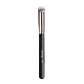 img 4 attached to 💄 ENERGY Pro Mini Makeup Brushes Set: Under Eye Concealer Brush, Angled Flat Top Kabuki Brush, Nose Contour Brush, for Blending, Setting, Buffing, Powder, Liquid, Cream Cosmetic - Small Foundation Brushes 270