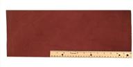 🐄 premium scrap lace leather- medium brown cowhide 18" x 7+ logo