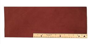 img 2 attached to 🐄 Premium Scrap Lace Leather- Medium Brown Cowhide 18" x 7+