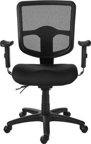 img 3 attached to 🪑 Office Star Multi Function Ergonomic Chair: Ratchet Back, Adjustable Arms, Black - Find Comfort & Flexibility!