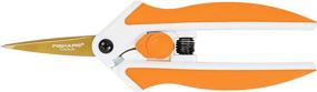 img 3 attached to 🔪 Fiskars 190520-1001 Titanium Micro-Tip Easy Action Scissors: Efficient 5-Inch Orange Tool for Precision Cutting