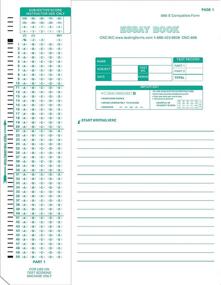 img 3 attached to 📝 SEO-886E Compatible Testing Forms (50 Sheet Pack) - 100 Questions in 886-E Format