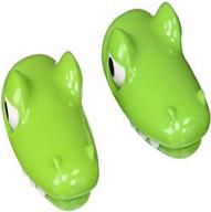 msc international joie croc bag clips, set of 2, green - keep food fresh with stylish practicality logo