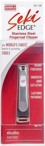 img 4 attached to ✂️ Seki Edge Nail Clippers (SS-106) - Premium Stainless Steel Fingernail Clippers: Ideal for Thick Nails - Professional Grade Precision and Salon-worthy Results - Made in Japan for Men & Women