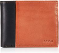 💼 кошелек fossil men's rfid bifold - мужские аксессуары и кошельки, карманы для карт и органайзеры для денег. логотип