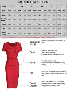img 1 attached to 💃 Elegant Bowknot Bodycon Bridesmaid Dresses by MUXXN: Exquisite Women's Clothing