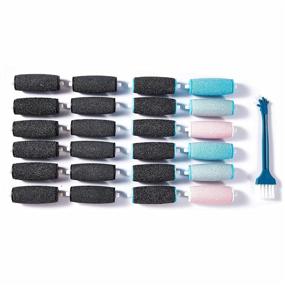 img 4 attached to 🦶 Premium 24Pcs Extra Coarse Regular Coarse Soft Touch Pedi Refills for Amope Pedi Perfect Footfile - Ensuring Effective Foot Care