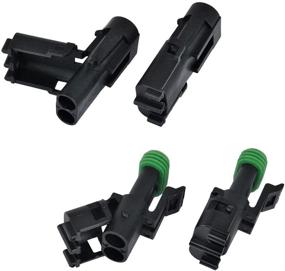 img 2 attached to 💧 MUYI Waterproof Electrical Connector Terminals: Ensure Maximum Protection for Your Electrical Connections
