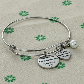 img 1 attached to 🙏 Expressing Gratitude: Kivosliviz SLP Bracelet - Perfect Speech Language Pathologist & Therapist Gift