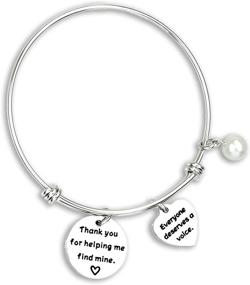 img 4 attached to 🙏 Expressing Gratitude: Kivosliviz SLP Bracelet - Perfect Speech Language Pathologist & Therapist Gift