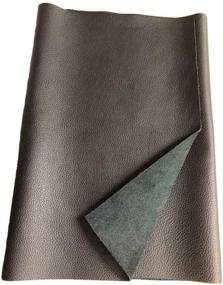 img 3 attached to 🐄 Premium Reed Leathers Hides - Cow Leather Skins | 12x24 Inches | 2 Square Foot | Black