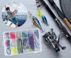 img 2 attached to ✨ Outuxed 36 Grids Craft Organizer Plastic Box - Adjustable Dividers for Beads, Fishing Tackles, Jewelry, Crafts, and Thread