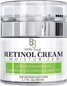 img 4 attached to 🌟 Retinol Moisturizer Anti Aging Cream with Hyaluronic Acid and Vitamin E - Reduce Wrinkles and Fine Lines - Best Day and Night Face Cream