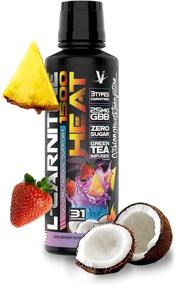 img 4 attached to 🔥 VMI Sports L-Carnitine Liquid Heat 1500: Powerful Thermogenic Fat Burner With L-Carnitine Liquid - 1500mg Supplement, 31 Servings - Miami Vice Flavor - 16oz Bottle