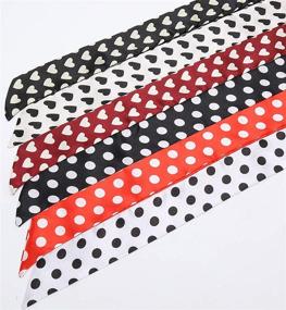 img 1 attached to Obosoyo 6pcs Fashion Bag Handbag Ribbon Scarf Neckerchief - Stylish Package Band, Hair & Head Decoration