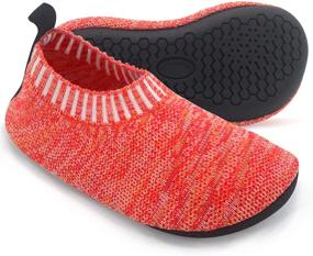 img 4 attached to Ultra-light Non-Slip Toddler Slipper Boys' Shoes - Comfortable Lightweight Slippers for Active Kids