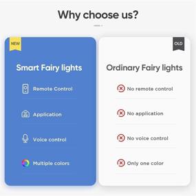 img 3 attached to 🌟 Smart LED Fairy String Lights for Bedroom, 32.8ft Indoor Plug-in String Lights, APP Scene Control, 66 Fairy Lights, Suitable for Christmas